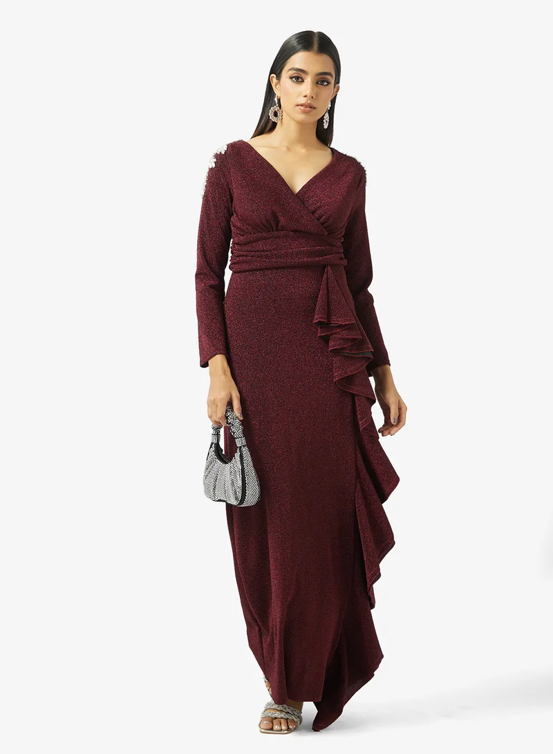 Khizana  Ruffled Detail Dress for Women | Best Price UAE